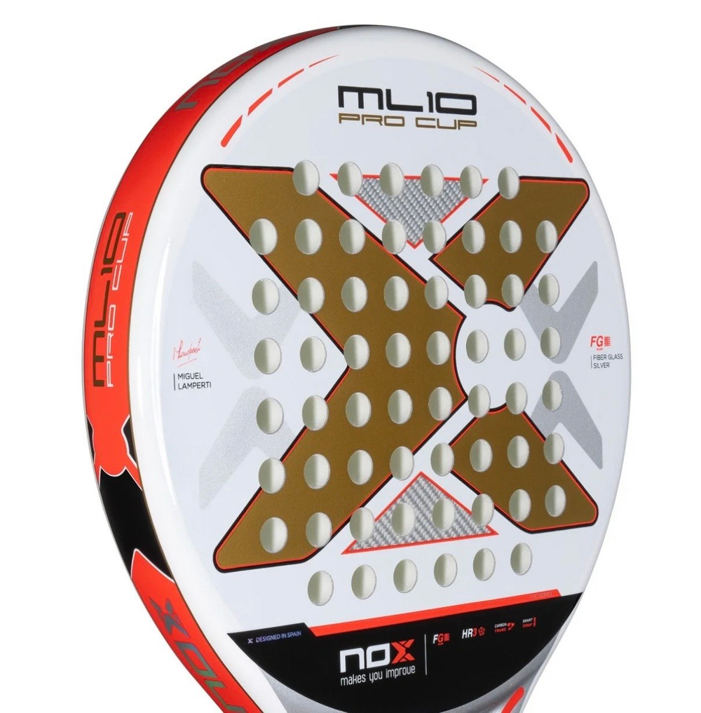 NOX, CS, PALA ML10 PRO CUP COORP BY MIGUEL LAMPERTI, Padel Racket