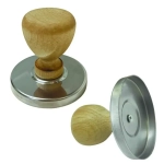 Форма для вырезания теста для пельменей и вареников 5 х 6 см, дерево/нерж.сталь