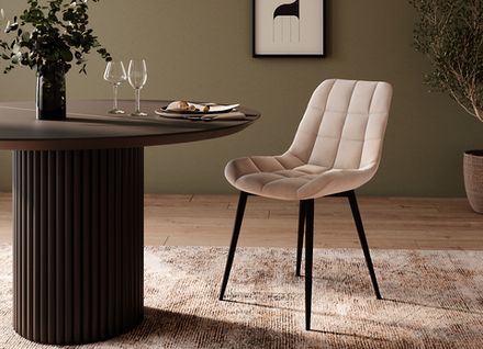 Стул Президент NEW (Бежевый софт) 1 шт, ДСВ-Мебель