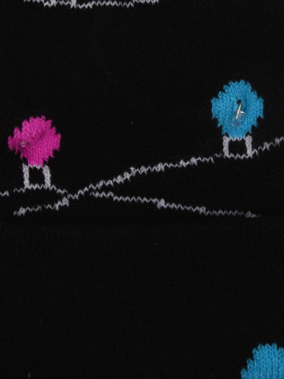 Шапка новогодняя со светодиодными лампочками