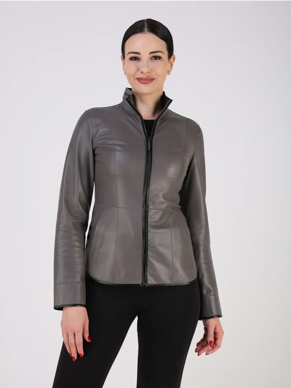 Кожаная куртка демисезонная двухсторонняя натуральная