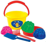 Набор №11 (ведро ср, сит, 3 фор, лоп, гр) (Полесье)