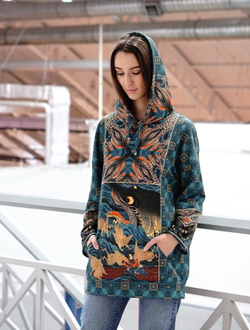 Худи "Самурай", по мотивам живописи Утагавы Куниёси