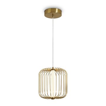 Подвесной светодиодный светильник 8W 3000K FR6131PL-L13BS латунь Sabi Freya