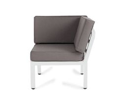 "Глория" модуль диванный угловой, каркас из алюминия