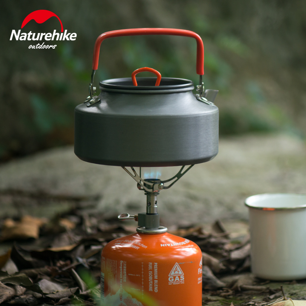 Чайник туристический Naturehike NH17C020-H 1.45л серый
