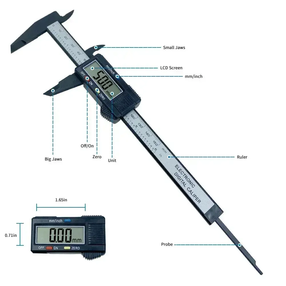 TTAKA7 Штангенциркуль 150 мм 0-150 мм