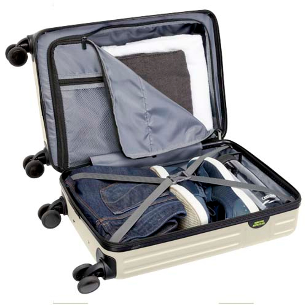 Чемодан на колесах Rover из материалов, переработанных согласно стандарту GRS, с диагональю 20 дюймов и объемом 40 л