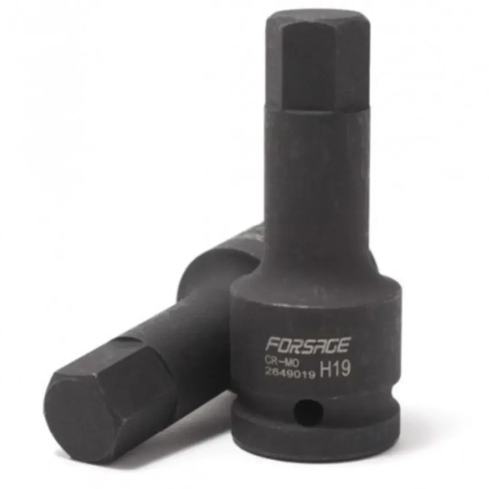 Головка-бита 6-гранная ударная, 24мм 3/4''(L-100мм) RockForce##Rock FORCE RF-2649024
