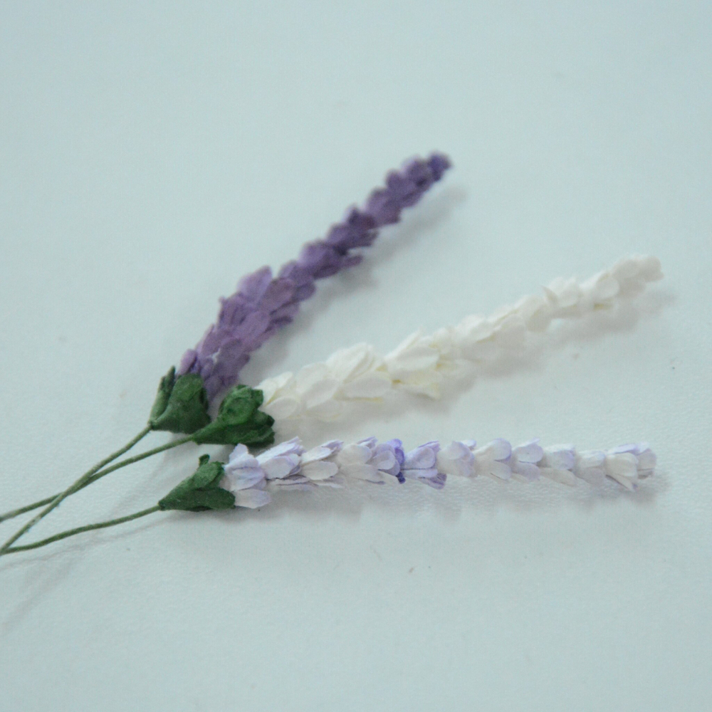 Лаванда веточка 5 см, цвет в ассортименте