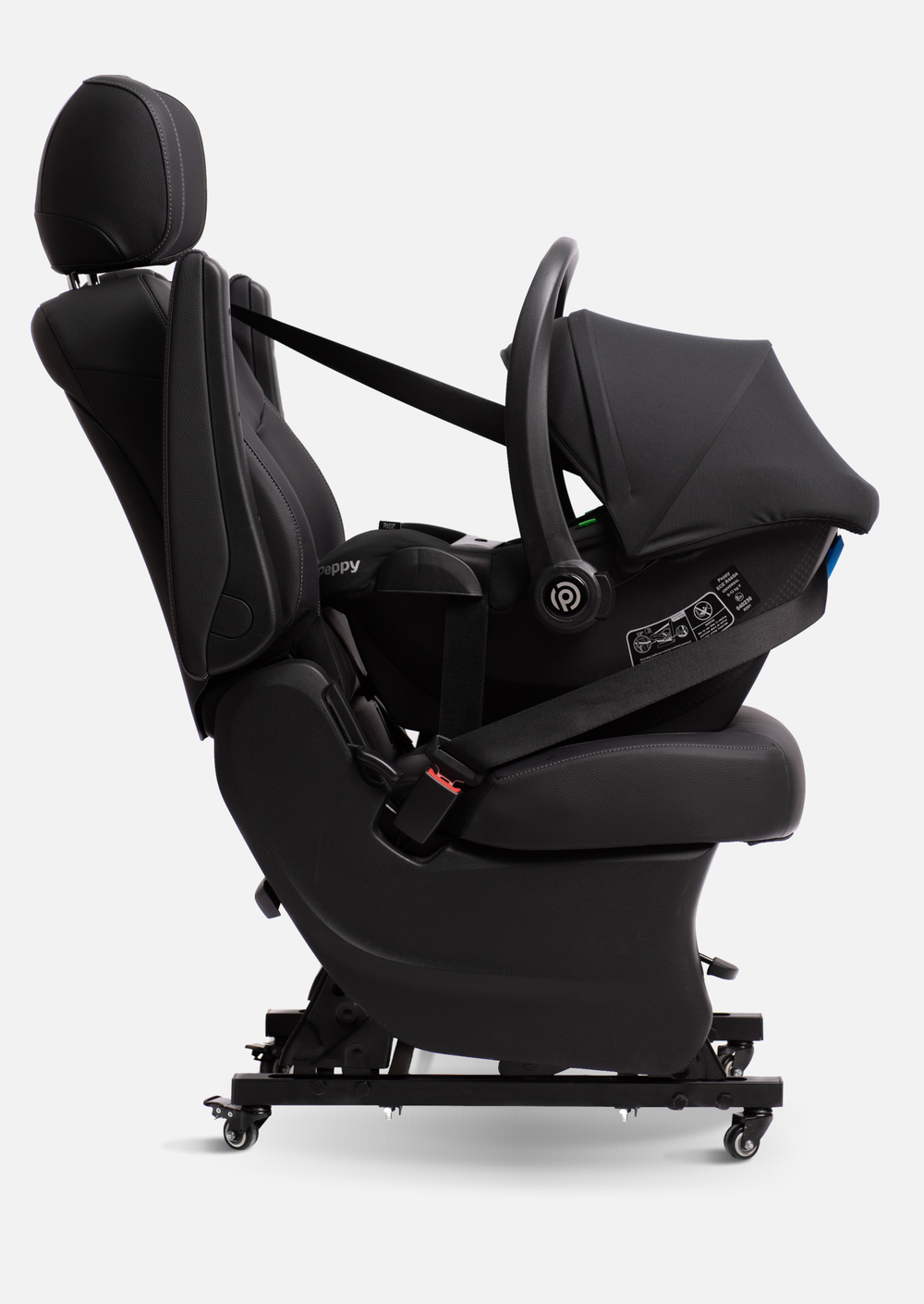 Peppy Автолюлька Rise (carbon) 40-87 см (black)