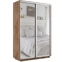 Шкаф-купе "Экспресс Экспенс Хит" (Крафт табачный) 2200х1200х600,