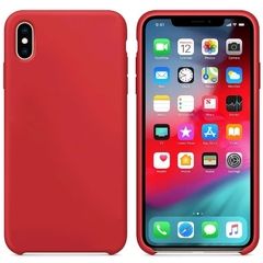 Силиконовый чехол Silicon Case Premium для iPhone Xs (Red (PRODUCT) / Красный)