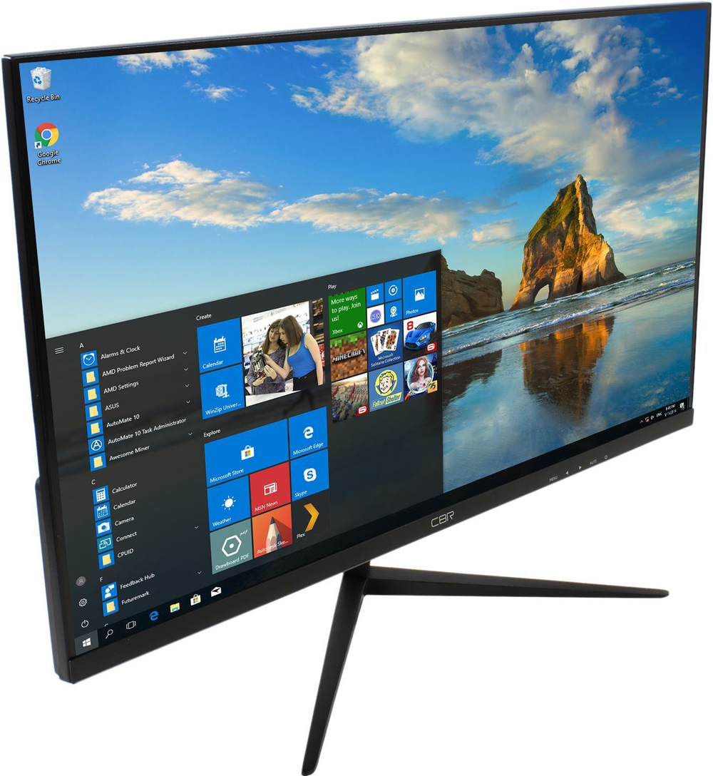 21.5" ЖК монитор CBR LCD-MF2203-OPC (LCD, 1920x1080,  D-Sub,  HDMI)