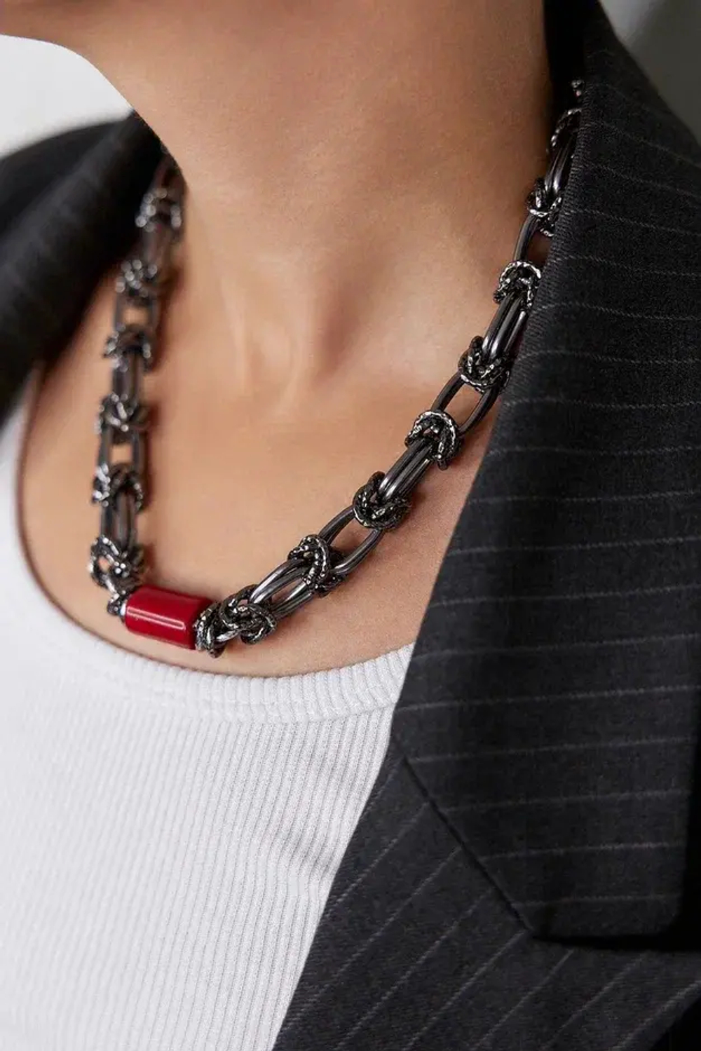 HMG 1131 Коралл Колье Византия арт.2350