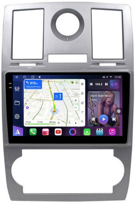 Магнитола для Chrysler 300C 2004-2007 (дорестайл) - FarCar 206M монитор 9.5" QLED на Android 14, TS18, CarPlay, 4G SIM-слот