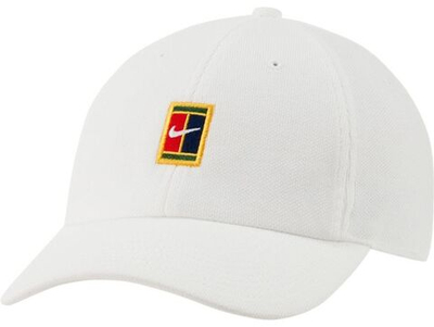 Теннисная кепка Nike H86 Court Logo Cap - white/white