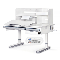 Стол письменный для школьников Ergokids Montreal BD-670 с надстройкой