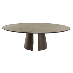 Samara Приставной столик цвет каменный/коричневый