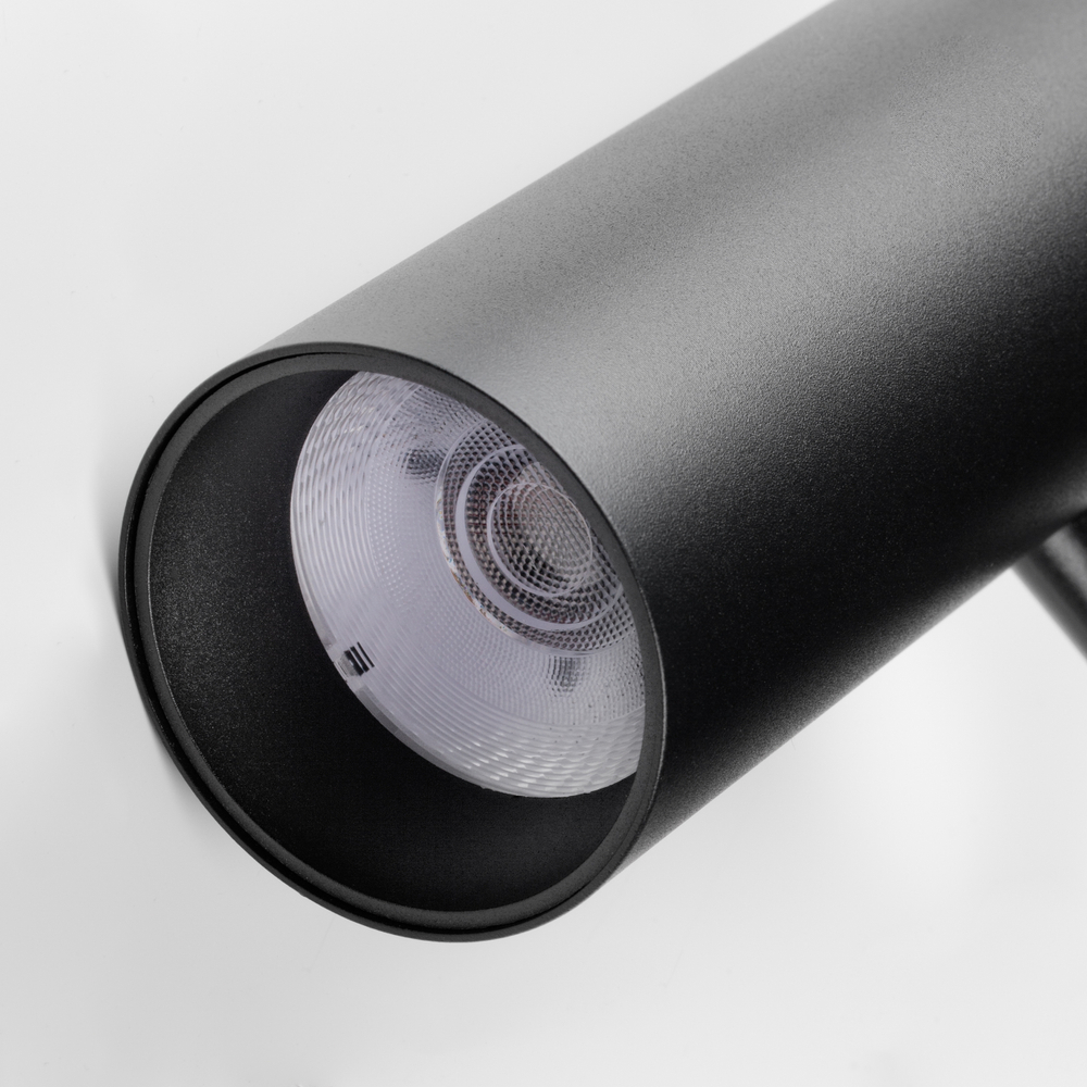 209237 Светильник 48V для 1-фазного трека UNO LED 15W 1200LM 28G ANTIGLARE ЧЕРНЫЙ МАТОВЫЙ 3000K