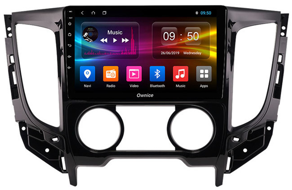 Магнитола для Mitsubishi L200 2015-2024 (кондиционер), FIAT Fullback - Carmedia OL-9567-1 QLed, Android 12, TS10, CarPlay, 4G SIM-слот