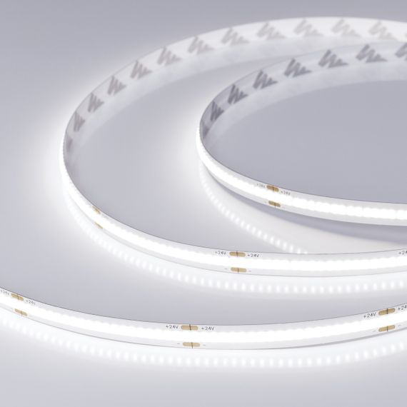 Светодиодная лента COB-X378-8mm 24V White6000 (11 W/m, IP20, 5m) Arlight 031885(3)