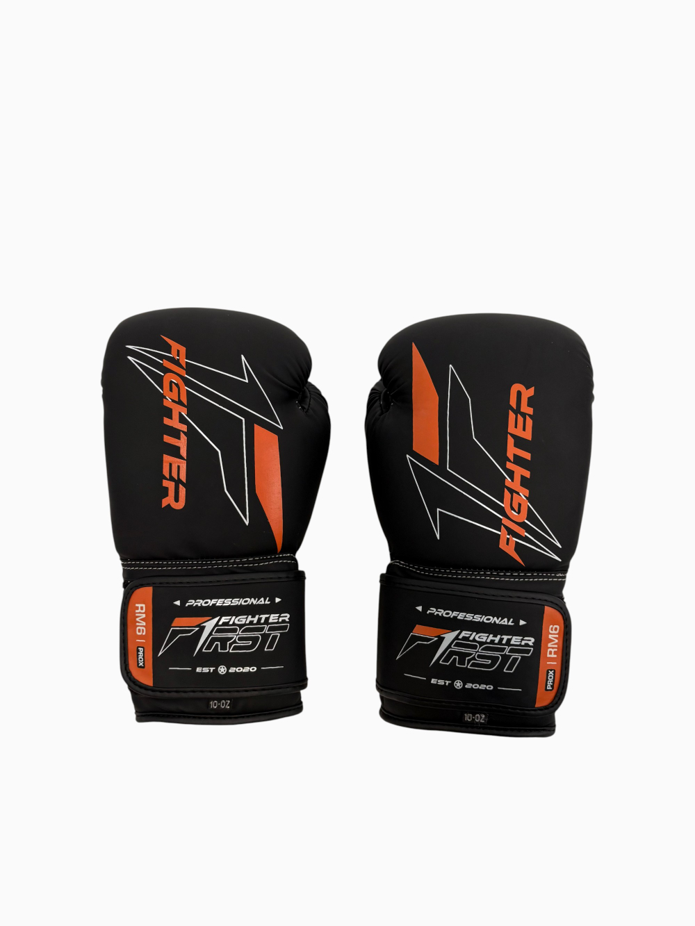 Перчатки боксерские Fighter черно-коричневые