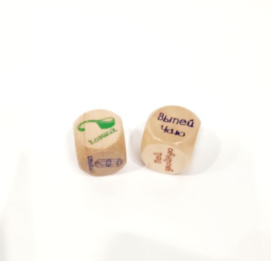 Кубики решений деревянные на вечеринку, котельные