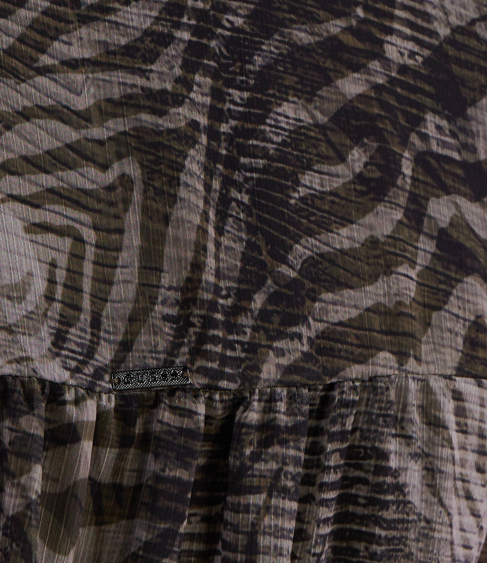 блузка nadine GUESS - графитовый (W2BH19 WDWT2)