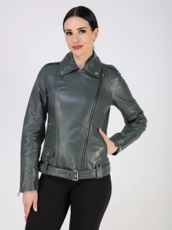Кожаная куртка демисезонная косуха