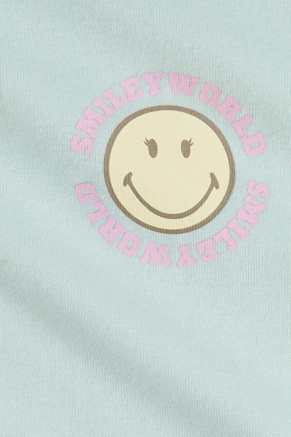 H&M Футболка с принтом, мятно-зеленый