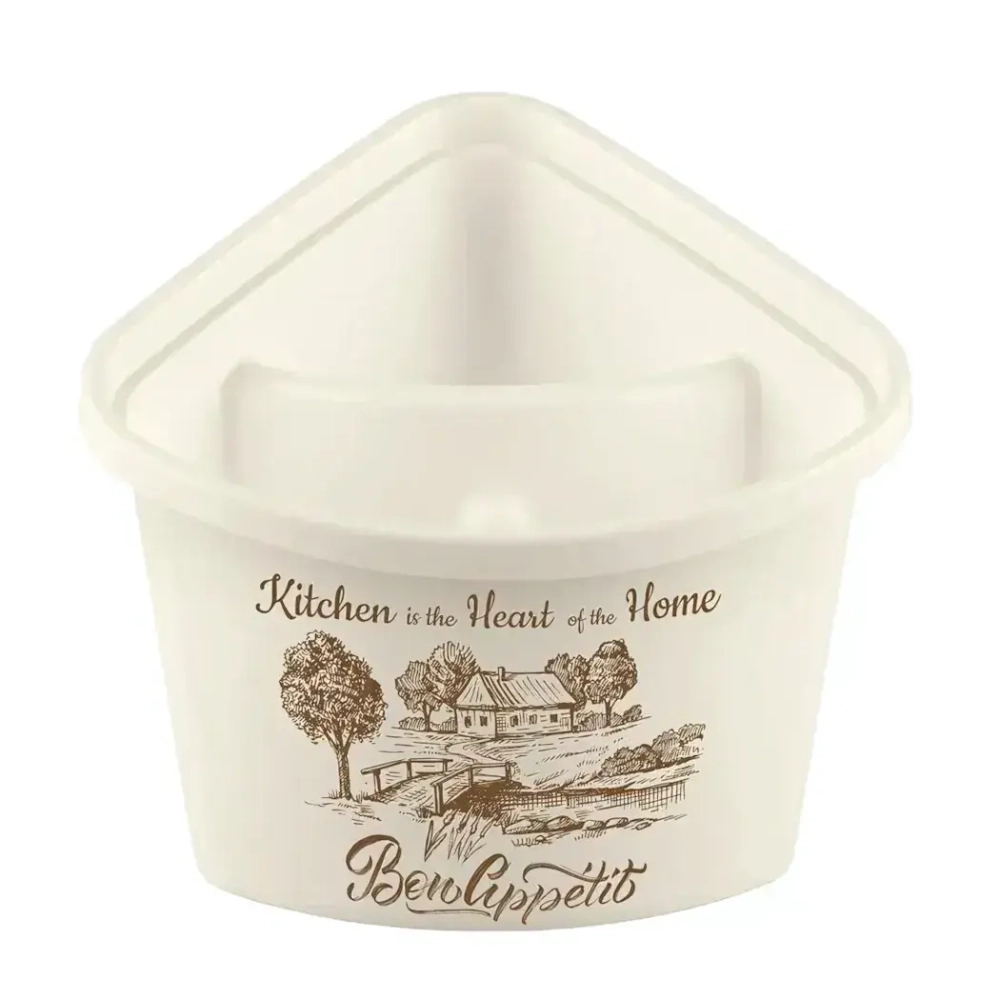 ПОДСТАВКА ДЛЯ СТОЛОВЫХ ПРИБОРОВ С ДЕКОРОМ 176х150 ММ (Бежевый)