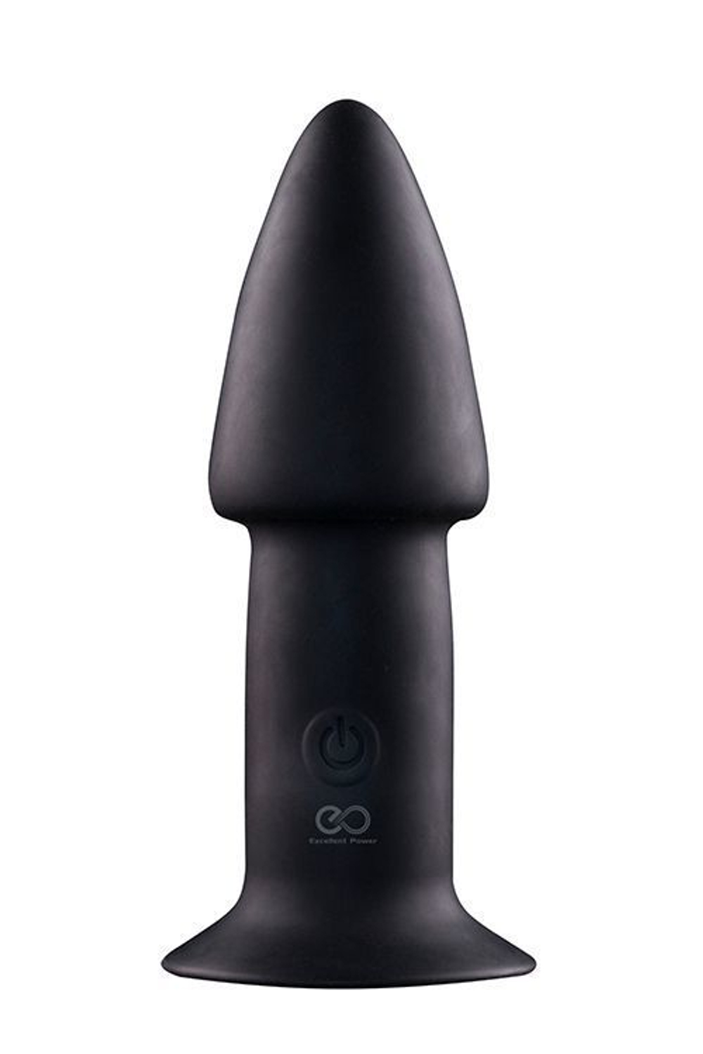 Черный анальный вибратор 5INCH RECHARGEABLE BUTTPLUG - 12,7 см.