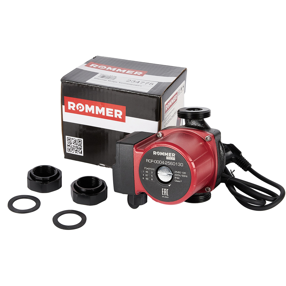 Насос циркуляционный ROMMER Profi 25/60-130
