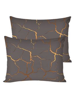 Постельное белье поплин Сказка "Кракле (серый)" 2-спальное  Наволочка 50х70 см 2 шт Простынь на резинке 160x200 см Пододеяльник 175x215 см