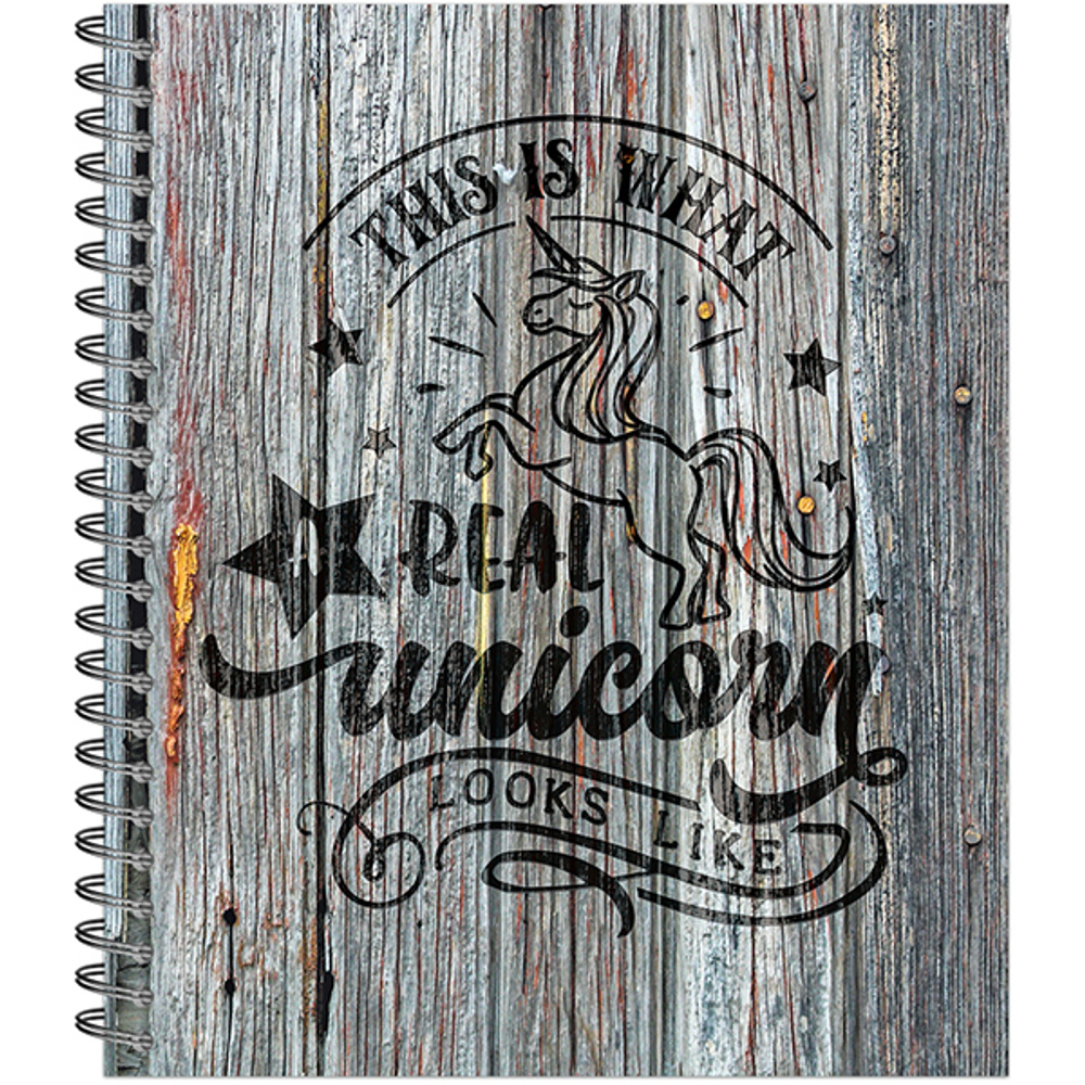 НОВИНКА! Тетрадь общая 48 листов на металлическом гребне "Unicorns"