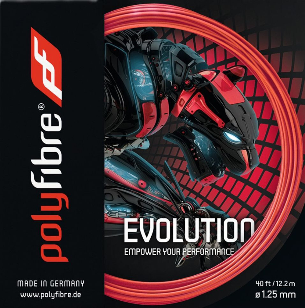 Теннисные струны Polyfibre Evolution (12,2 m) - red