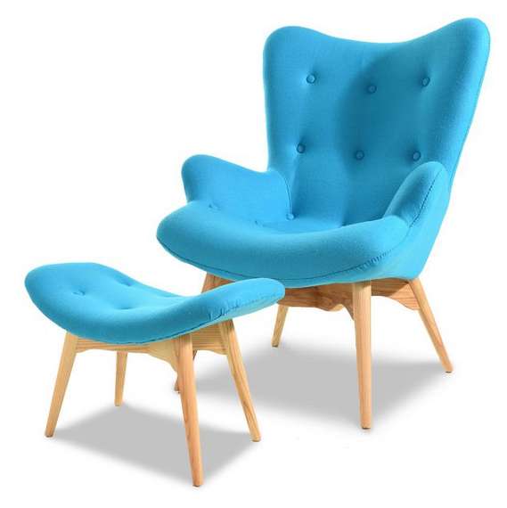 Кресло Contour голубое