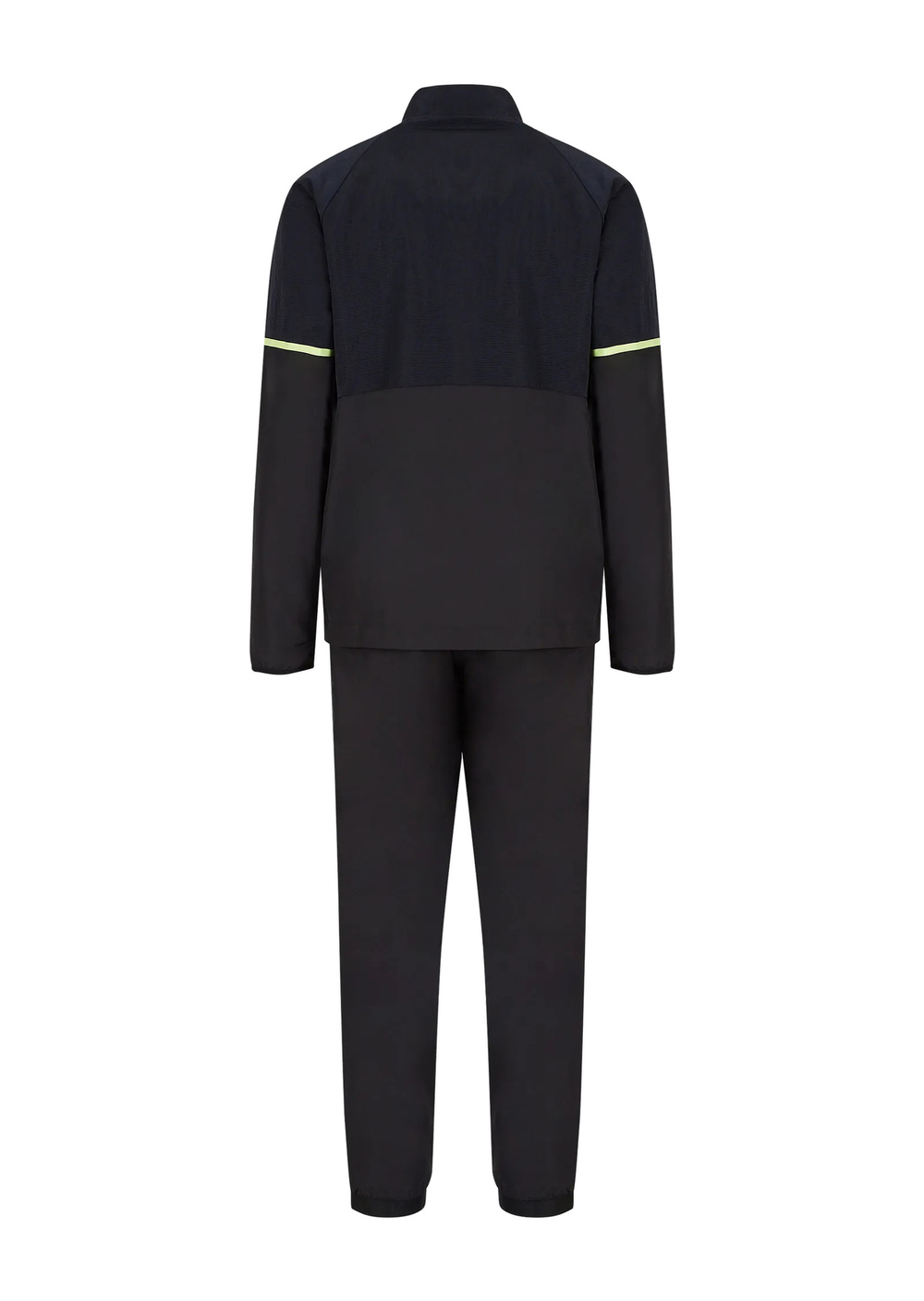 Мужской теннисный костюм EA7 Man Woven Tracksuit - black