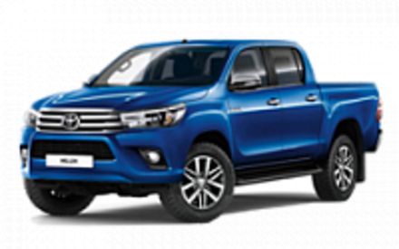 Чехлы на Hilux (2015-2018 г.в. Задняя спинка единая, сиденье 40 на 60, передний и задний подлокотники, 5 подголовников)