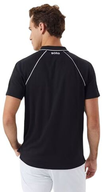 Мужское теннисное поло Björn Borg Ace Racquet - черный