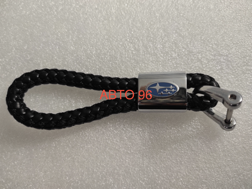 Брелок "Subaru" веревка (черный) (1 шт.) Оптом