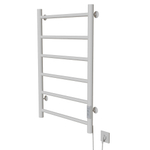 Полотенцесушитель MIXLINE VEGA  80х50 (таймер, 289 Вт, 6 перекладин) электрический БЕЛЫЙ