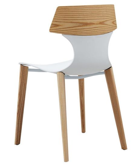 Стул Olof цвет белый/натуральный