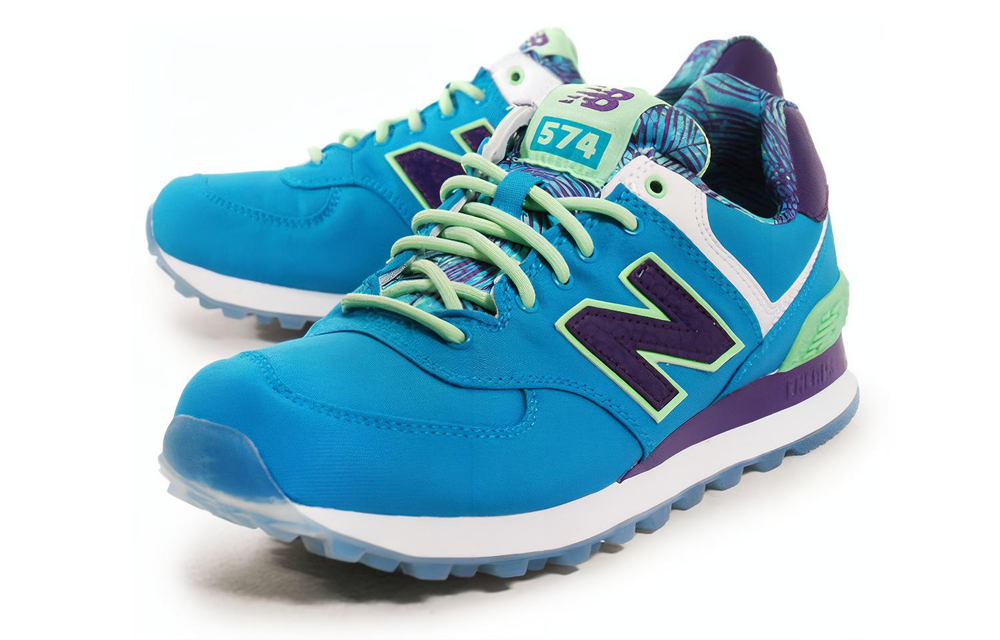 Кроссовки New Balance Nb 574 Island Pack (Женская размерная сетка)