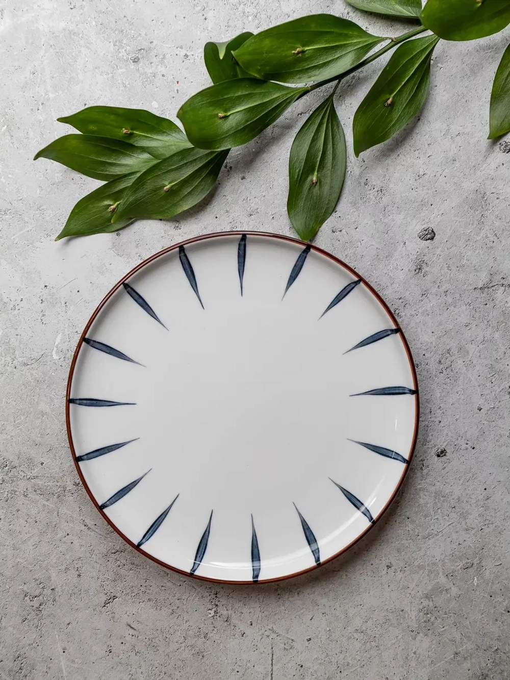 Тарелка с бортиками, Лепесток, диаметр 20,2 см - 6 шт.