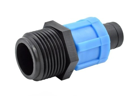 КП 5107 Муфта для ленты с наружней резьбой Ø17х3/4 (100/800шт.)