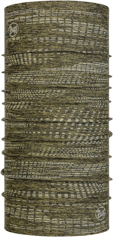 Бандана-труба со светоотражающими нитями Buff Original Dryflx R-Khaki Фото 1