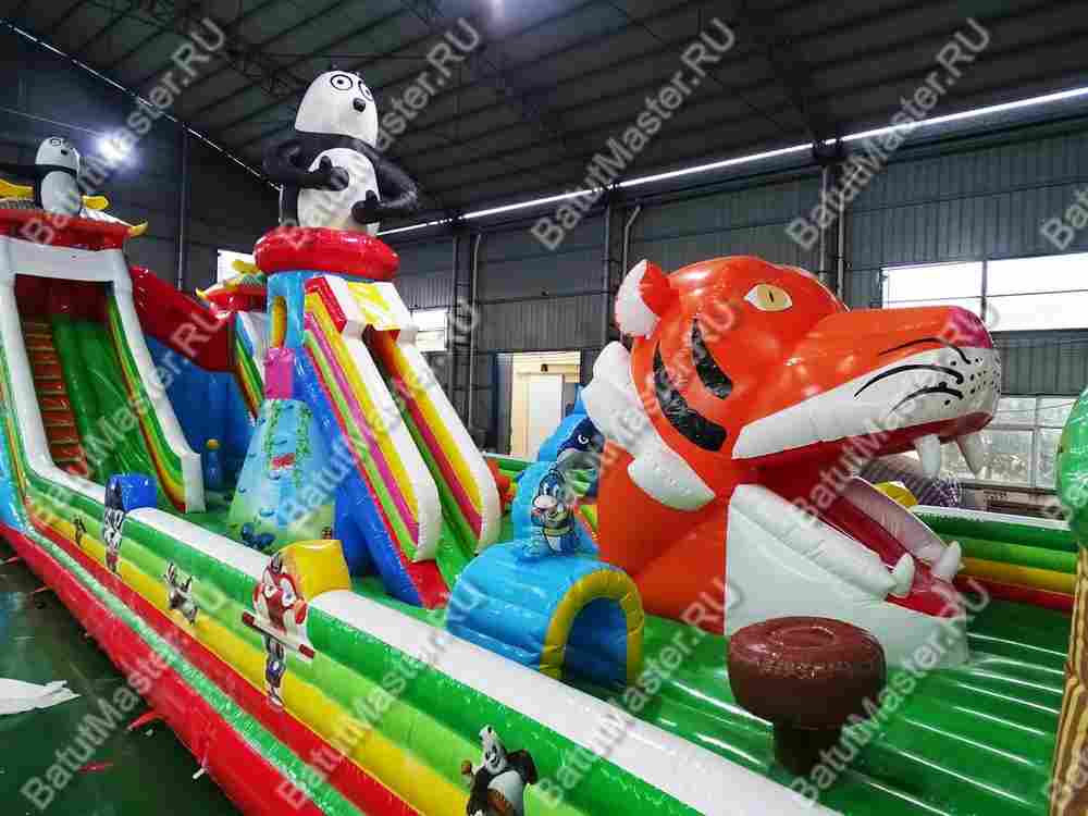 Коммерческий надувной батут "Прайд 2" 20*8*8 м