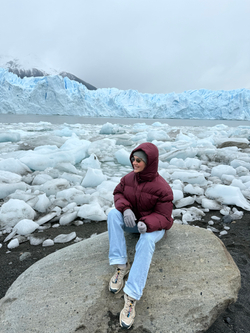 Пуховик Энни свекольный